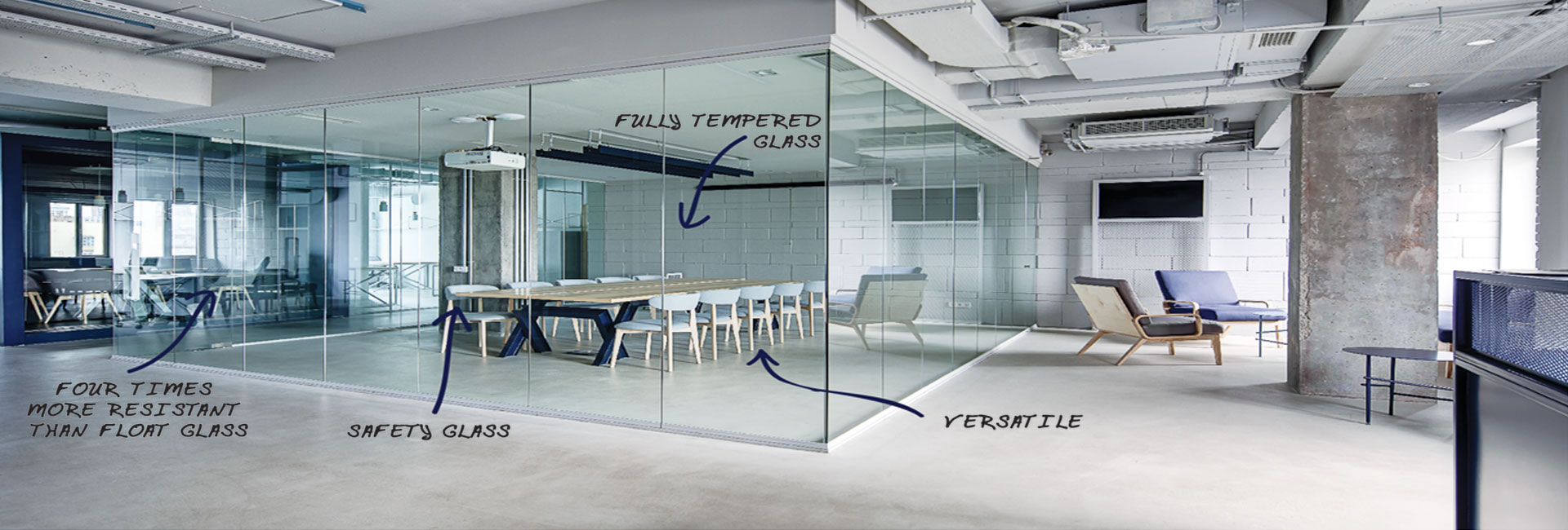 Banner tempered glass